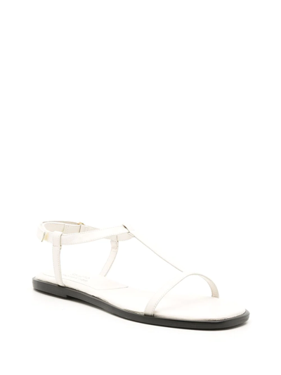 Studio Chofakian Studio 100 Flat Sandals In White