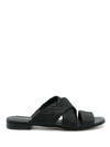 Sarah Chofakian Tristan Open-toe Sandals In Black