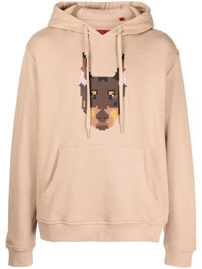 Mostly Heard Rarely Seen 8-bit Doberman Pincher Pullover Hoodie In Brown