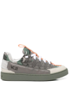 Pierre Hardy X Victor Cruz Camo Low-top Sneakers In Green