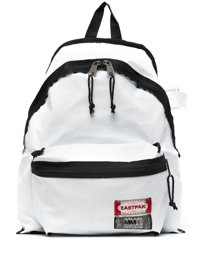 Eastpak Logo-patch Detail Backpack In White