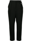 TORY BURCH TWILL CREPE TROUSERS