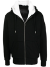 Moose Knuckles Classic Bunny Hoodie Sweatshirt In Black