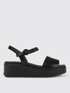 Camper Misia Ankle Strap Sandals In Black
