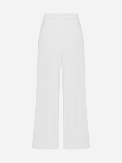 P.a.r.o.s.h Panty Palazzo Trousers In White