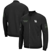 COLOSSEUM COLOSSEUM BLACK HOUSTON COUGARS OHT MILITARY APPRECIATION HIGH-SPEED BOMBER FULL-ZIP JACKET