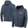 DUNBROOKE DUNBROOKE NAVY CHICAGO BEARS SHAG TRI-BLEND FULL-ZIP RAGLAN HOODIE