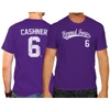 RETRO BRAND ORIGINAL RETRO BRAND ANDREW CASHNER PURPLE TCU HORNED FROGS NCAA BASEBALL T-SHIRT