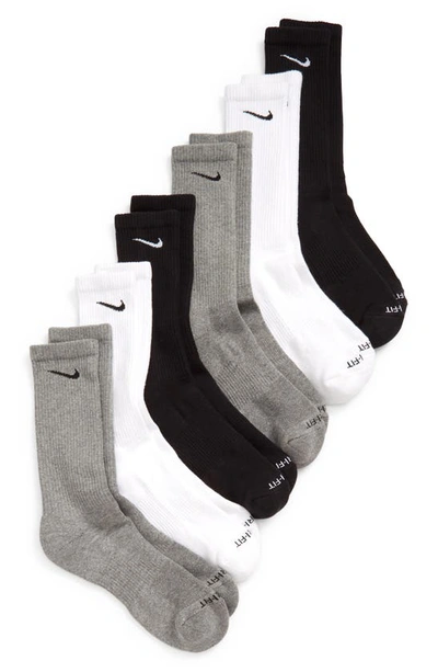 Nike Assorted 6-pack Everyday Plush Cushion Crew Training Socks In Multi