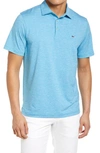 VINEYARD VINES JEAN STRIPE SANKATY PERFORMANCE POLO