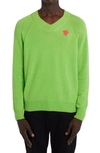 VERSACE CLASSIC MEDUSA CASHMERE V-NECK SWEATER