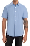 BUGATCHI BUGATCHI MILES OOOHCOTTON® SHORT SLEEVE BUTTON-UP SHIRT