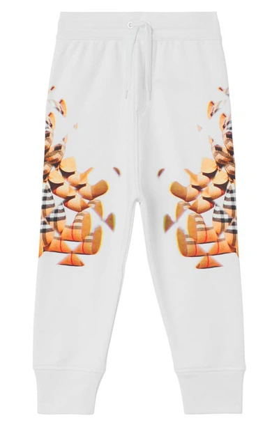 Burberry Kids' Little Girl's & Girl's Kaleidoscopic Print Jogger Sweatpants In White