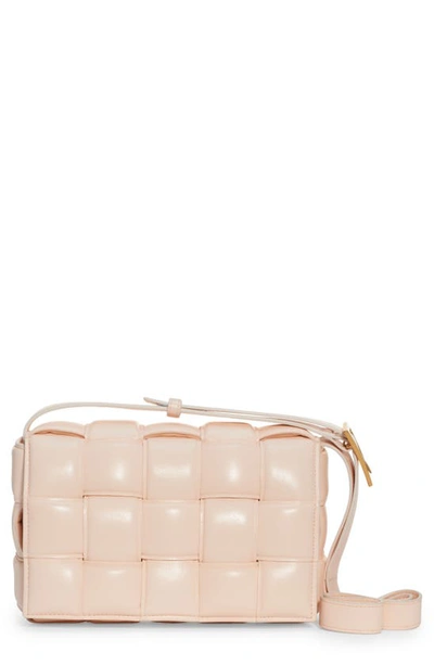 Bottega Veneta The Cassette Padded Leather Crossbody Bag In Melon