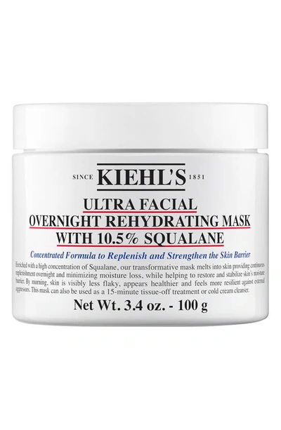 Kiehl's Since 1851 Ultra Facial Overnight Hydrating Face Mask With 10.5% Squalane 3.4 oz/ 100 ml In Default Title