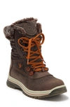 Santana Canada Leather & Wool Blend Mid Winter Boot In Chestnut Leather