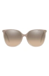 TIFFANY & CO 57MM GRADIENT SQUARE SUNGLASSES