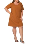 Standards & Practices Crepe Dress In Timber