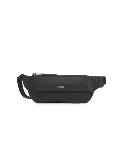 Tumi Voyageur Juno Slim Belt Bag In Black/gunm