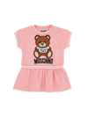 MOSCHINO BABY'S & LITTLE GIRL'S LOGO BEAR DRESS