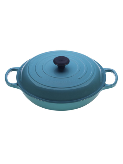 Le Creuset 3.5-quart Stoneware Braiser In Caribbean