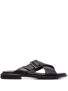 CAMPER EDY LEATHER SANDALS