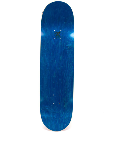 Maharishi Miltype Wood Skateboard In Blau