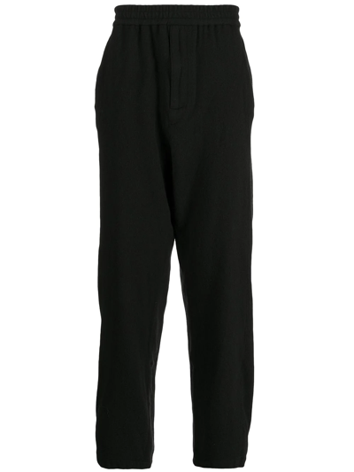 Undercover Knitted Track Pants In Schwarz