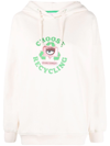 Chiara Ferragni Eye-motif Hoodie In Nude