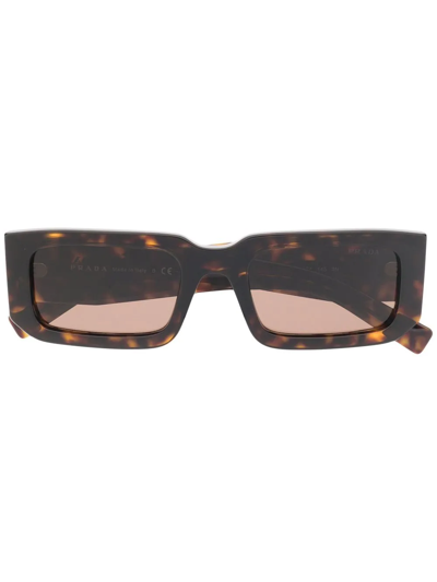 Prada Tortoiseshell-effect Sunglasses