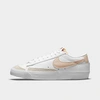 Nike White & Beige Blazer Low 77 Sneakers In White/pale Coral/black/rattan