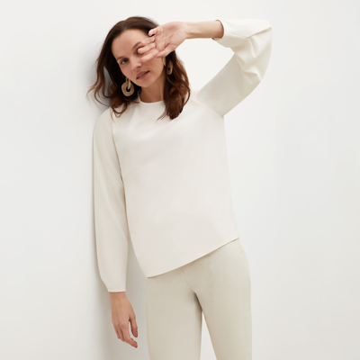 M.m.lafleur The Carrie Top - Soft Wave In Alabaster