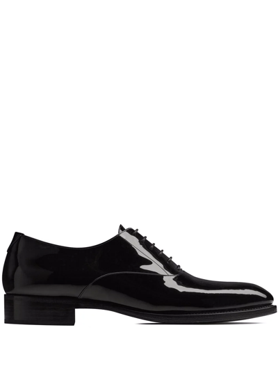 Saint Laurent Adrien 25mm Oxford Shoes In Black