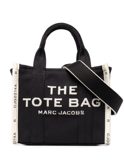 Marc Jacobs The Jacquard Mini Tote Bag In Black  