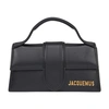 Jacquemus Le Bambino Small Leather Shoulder Bag In Black