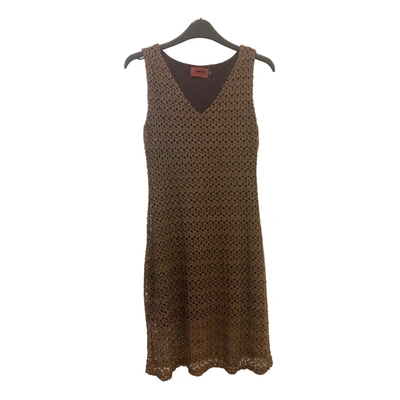 Pre-owned Missoni Mid-length Dress In Brown