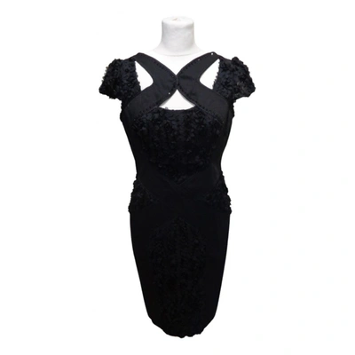 Pre-owned Maria Grazia Severi Mid-length Dress In Black