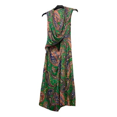 Pre-owned Etro Mid-length Dress In Multicolour