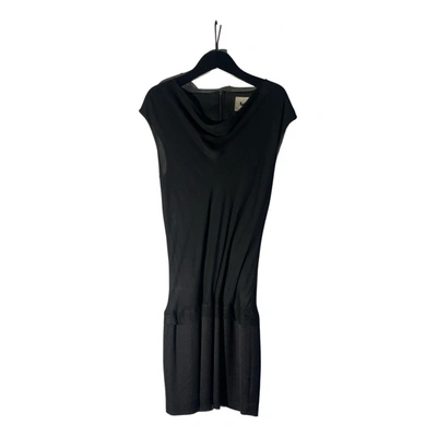 Pre-owned Acne Studios Silk Mini Dress In Black