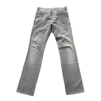 Pre-owned Neil Barrett Straight Jeans In Grey