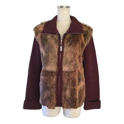 Pre-owned Saint Laurent Wool Jacket In Brown
