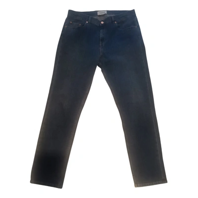 Pre-owned Tom Wood Straight Jeans In Blue