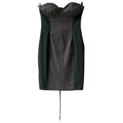 Pre-owned Jean Paul Gaultier Mid-length Dress In Khaki