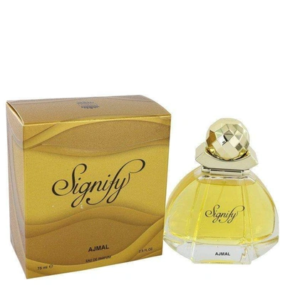 Ajmal Signify By  Eau De Parfum Spray 2.5 oz For Women