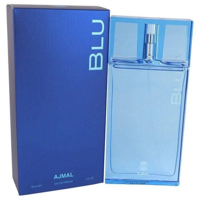 Ajmal Blu By  Eau De Parfum Spray 3 oz For Men