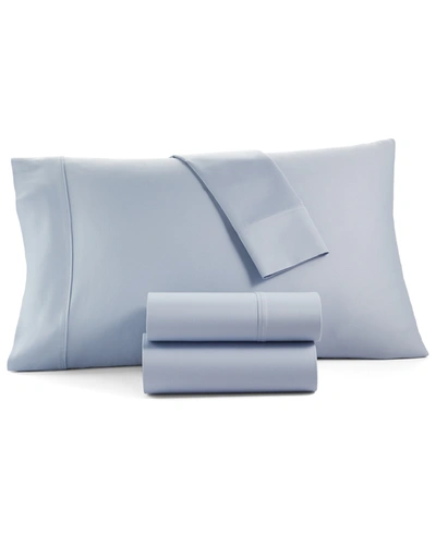 Tranquil Home Willow 1200-thread Count 4-pc. Queen Sheet Set, Created For Macy's In Light Blue