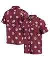 COLUMBIA MEN'S COLUMBIA MAROON TEXAS A&M AGGIES SUPER SLACK TIDE OMNI-SHADE BUTTON-UP SHIRT