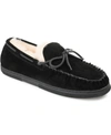 Territory Meander Genuine Sheepskin Moccasin Slipper In Black