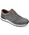 Vance Co. Men's Ferris Casual Sneakers In Gray