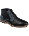 Vance Co. Vance Co Franco Plain Toe Chukka Boot In Black